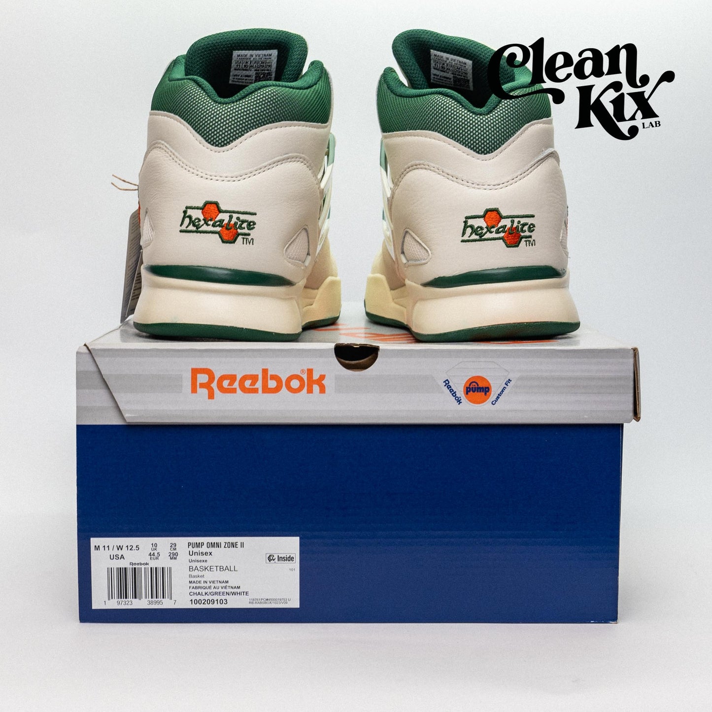 Pump Omni Zone II Retro "Chalk Dark Green"