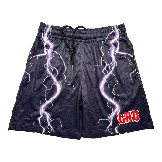 Lonely Hearts Club 'Ride The Lightning' Mesh Shorts