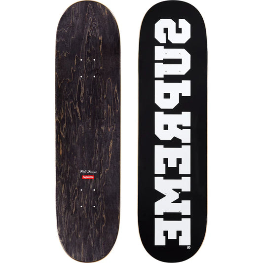 Supreme Reverse Skateboard Black 8.25" x 32"