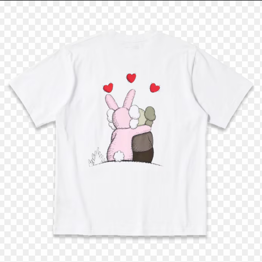 Kaws Warhol Heart Tee White