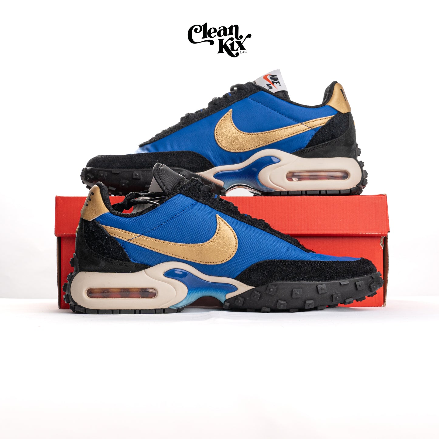 Air Max Waffle Racer SP Hyper Blue Metallic Gold