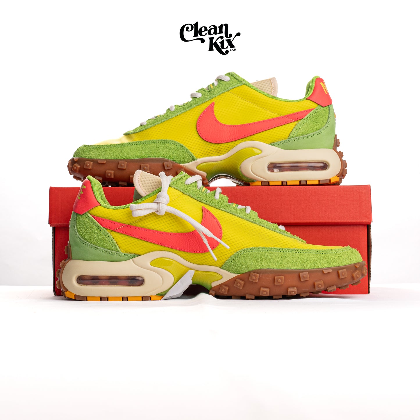Nike Air Max Waffle Racer SP Sprinter Green Electrolime
