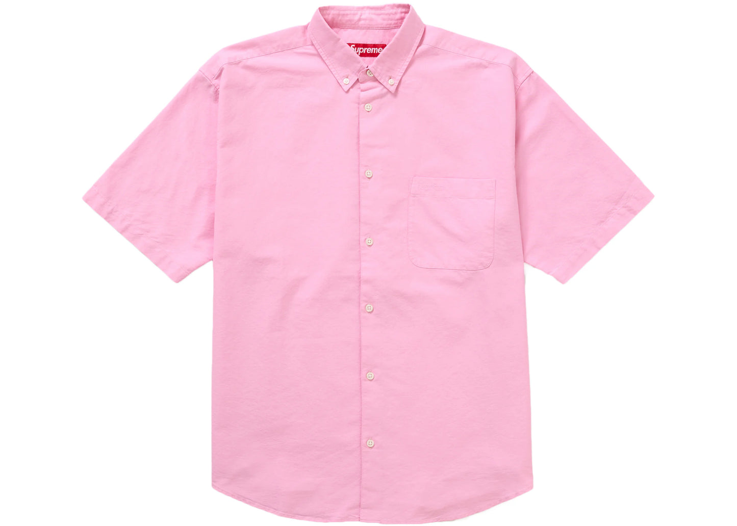 Supreme Loose Fit Oxford Shirt (SS24) Pink - Large