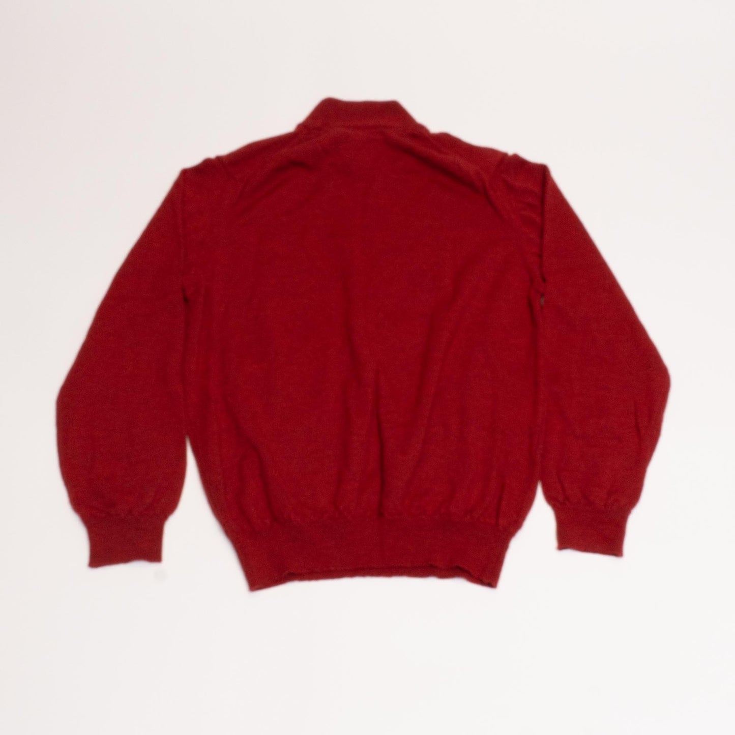 Red Ashford Turtleneck Knit Sweater