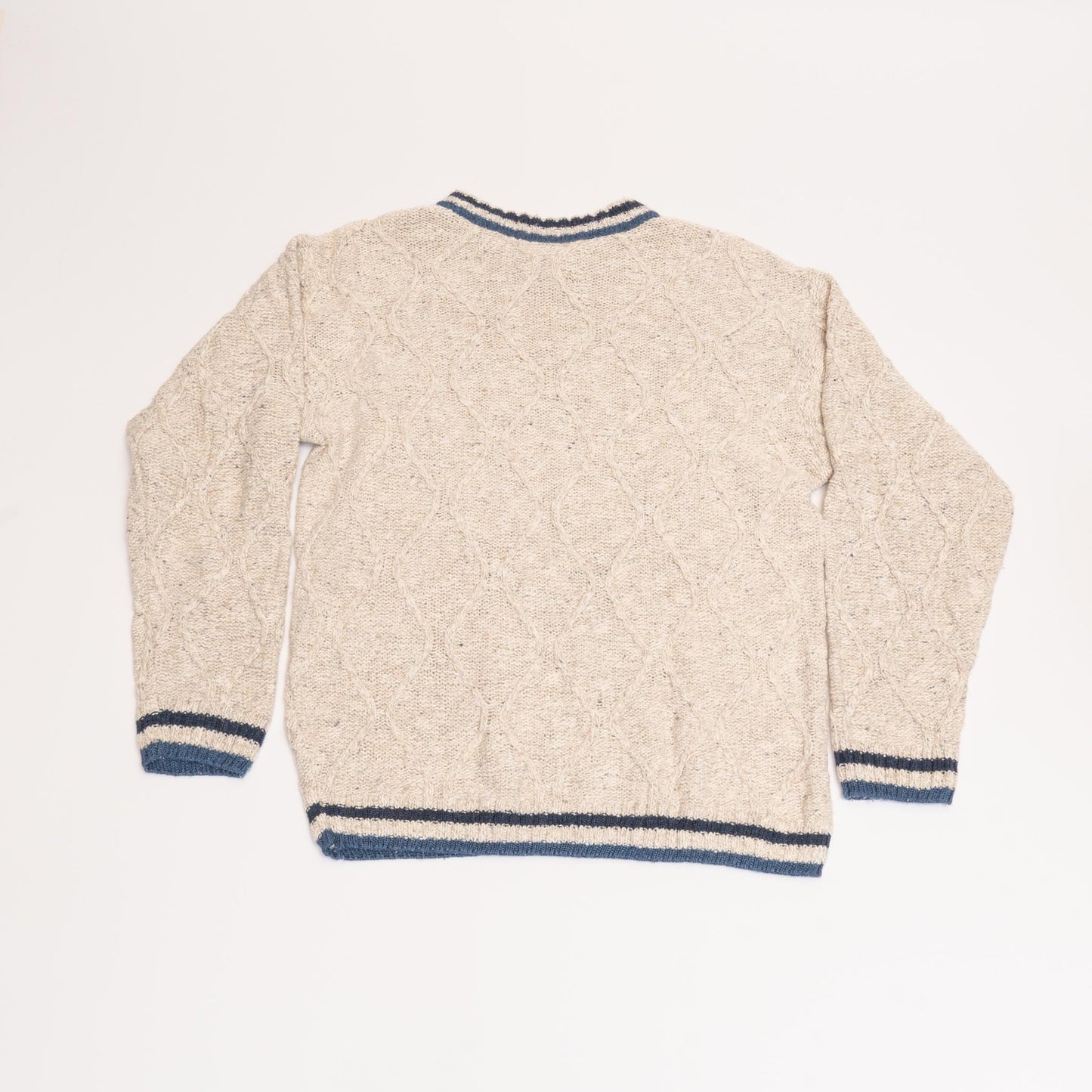 White Northern Reflections Knit Sweater
