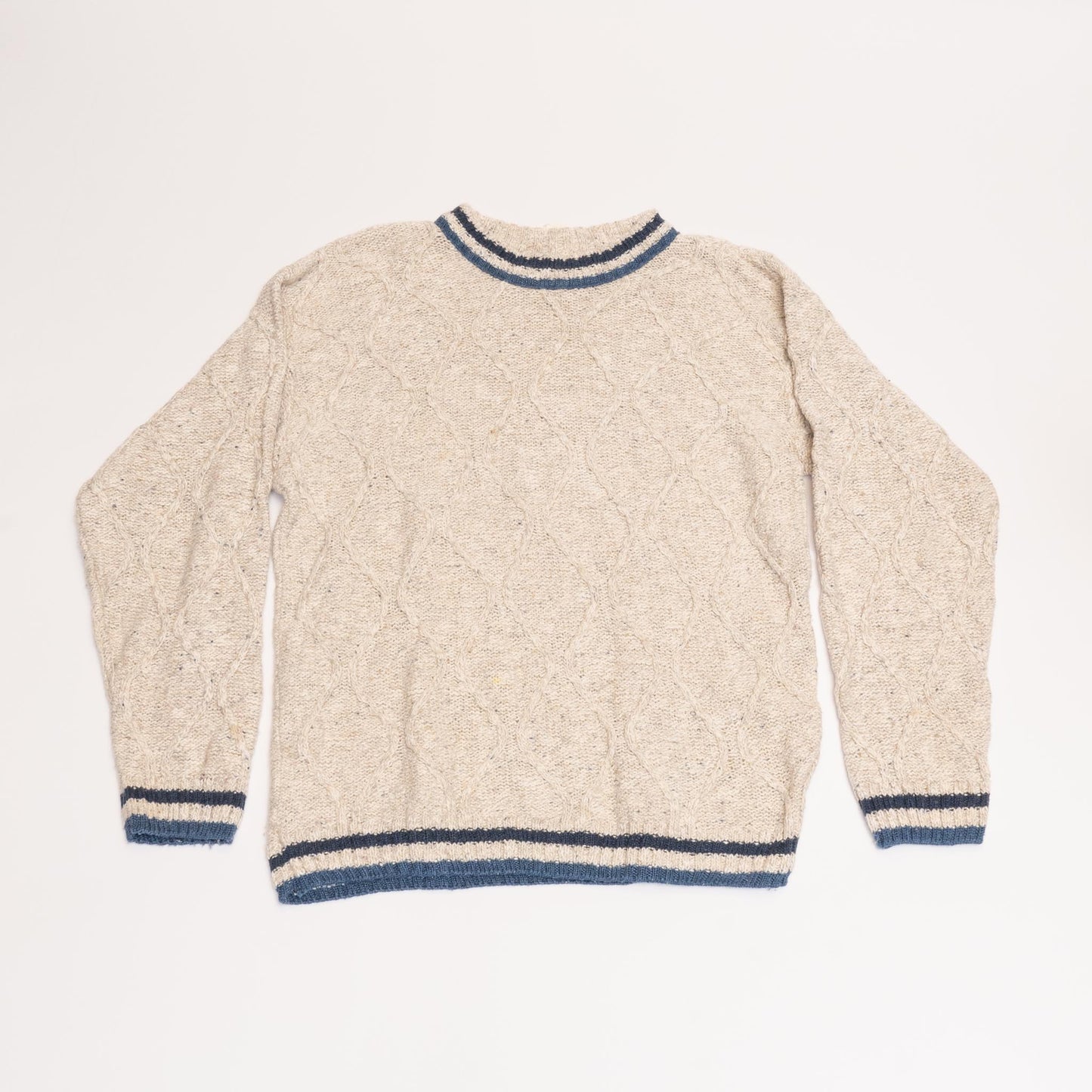 White Northern Reflections Knit Sweater