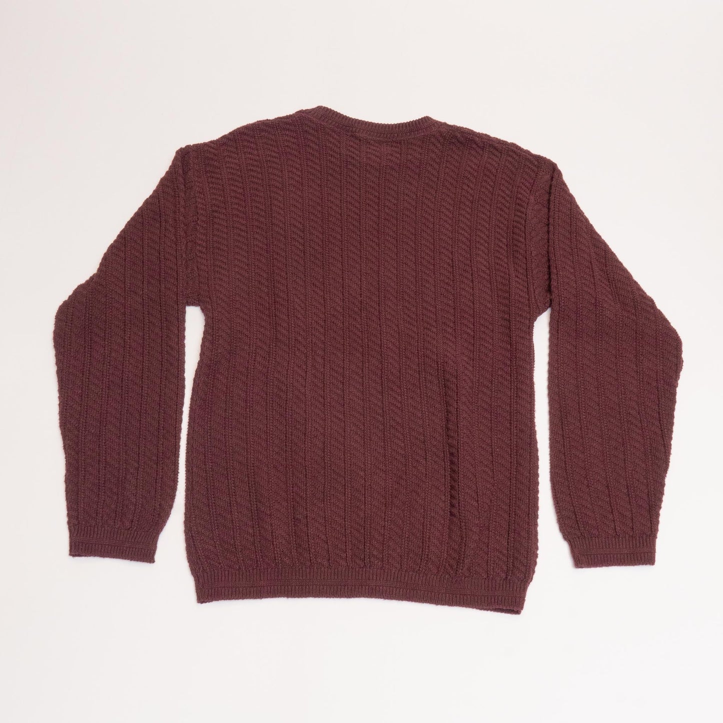Maroon David Taylor Knit Sweater