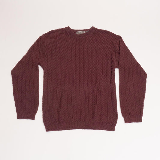 Maroon David Taylor Knit Sweater