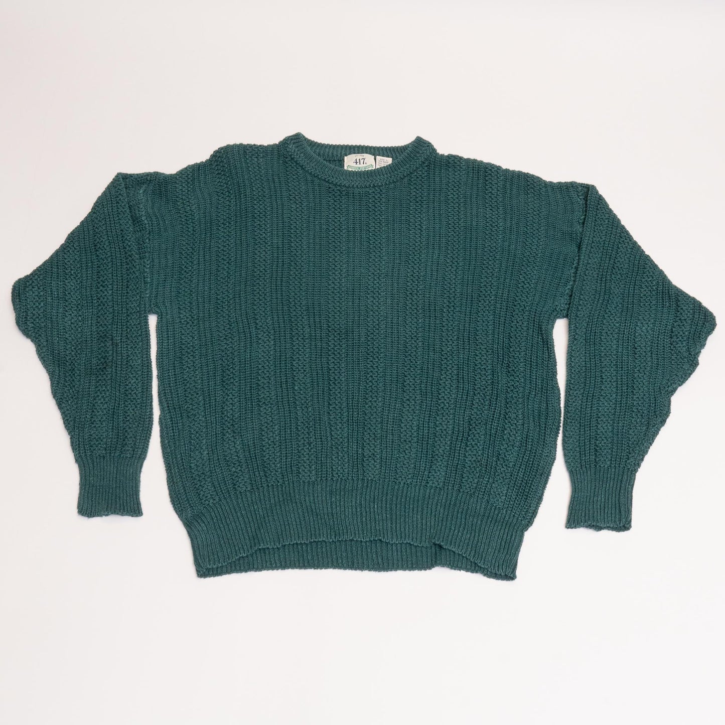 Green 417 Van Heusen Knit Sweater