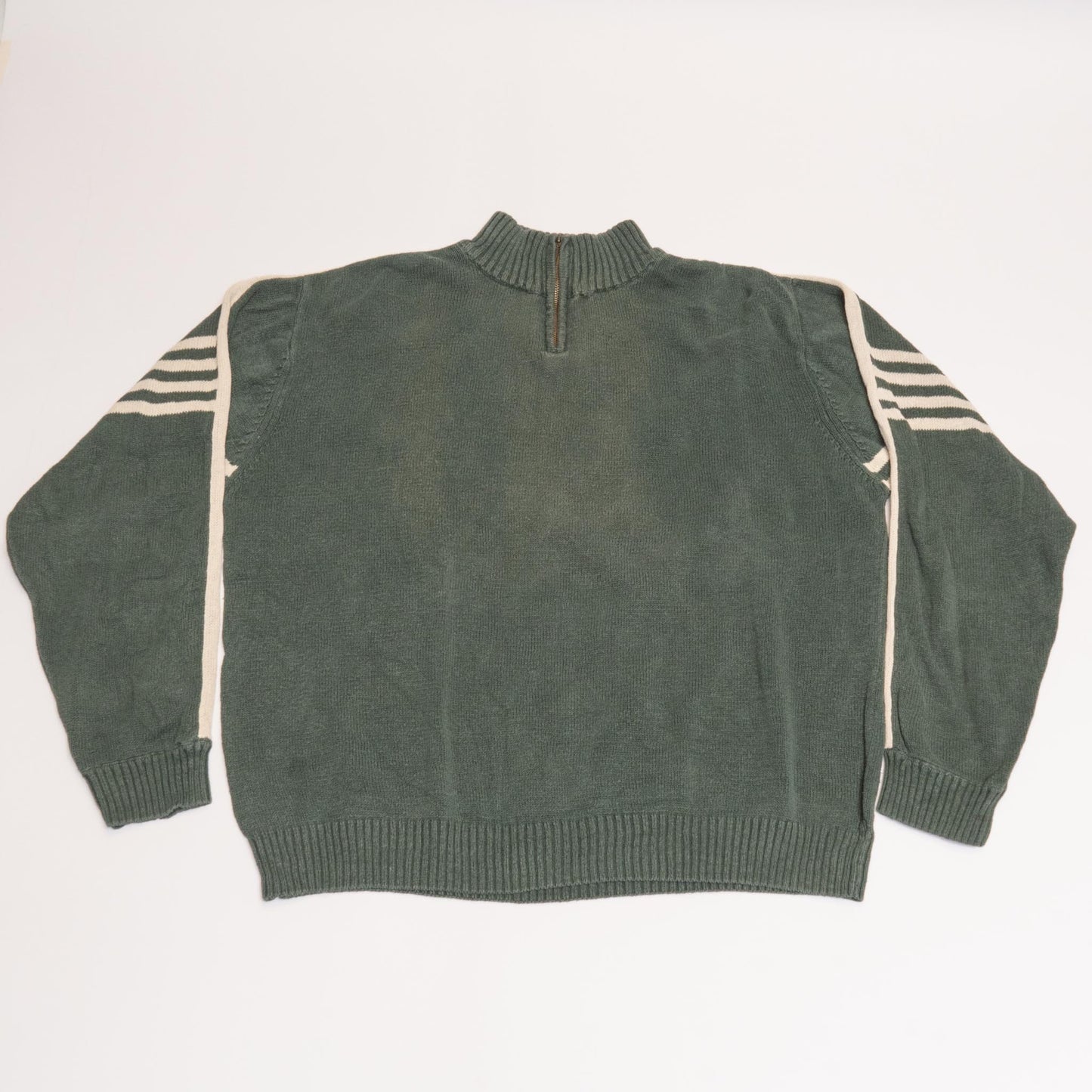 Green Baileys Point Knit Quarter Zip