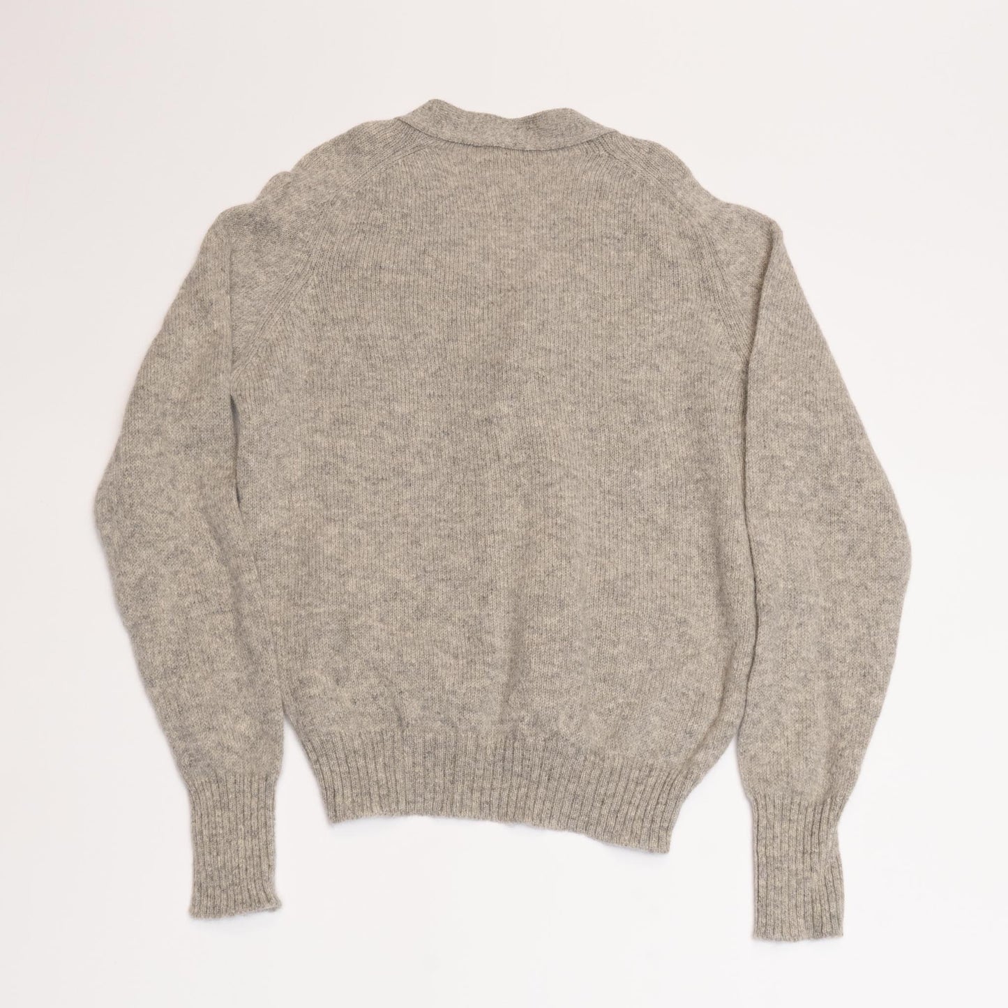 Grey L.L.Bean Knit Cardigan Sweater