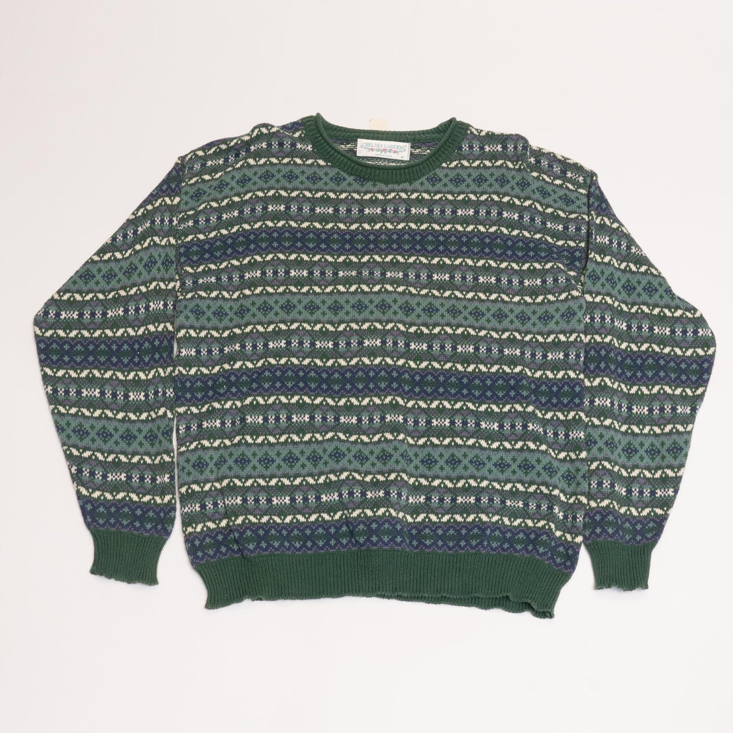 Green Chelsea Gardens Knit Sweater