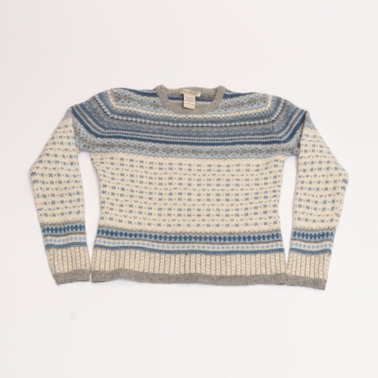 Blue/White/Grey Great Northwest Knit Sweater