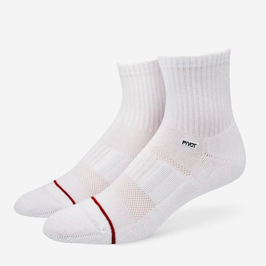 Pyvot Classic Athletic Ankle Socks 'White'