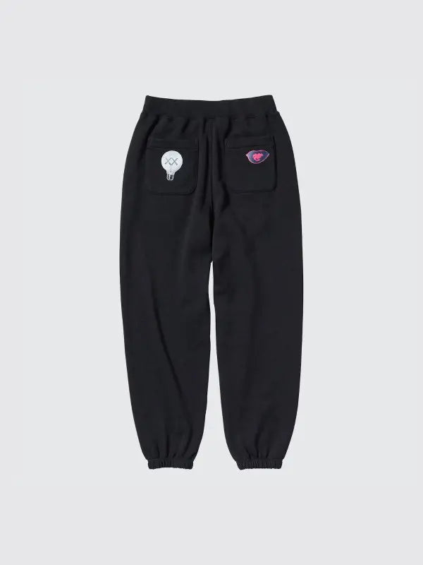 Kaws Warhol Uniqlo Sweatpants Black