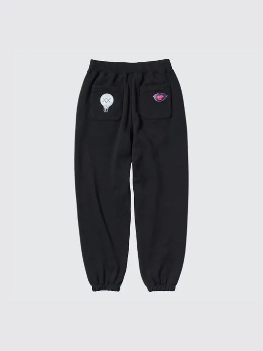 Kaws Warhol Uniqlo Sweatpants Black