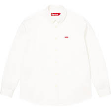 Supreme Small Box Shirt Denim - White