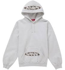Supreme New World Order Hooded Sweatshirt - Grey