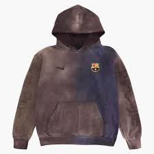 Travis Scott x Nike x FC Barcelona Split-Dye Crest Hoodie - Multi Color