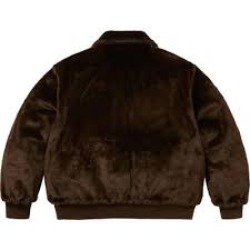 Supreme Dickies Reversible Quilted Faux Fur Work Jacket - Tan