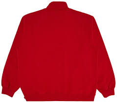 Supreme Small Box Half Zip Pullover - Red