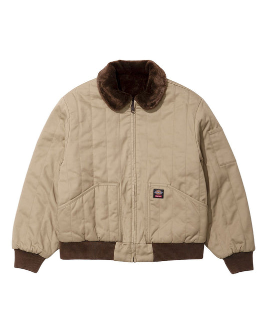 Supreme/Dickies Reversible Quilted Faux Fur Work Jacket
