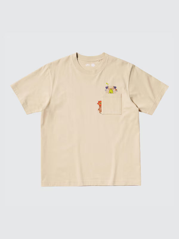 Uniqlo x The Legend of Zelda Pocket Tee - Khaki