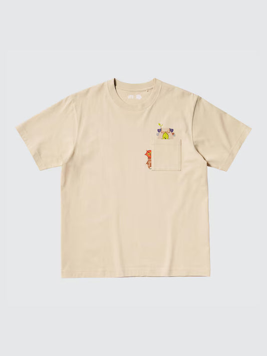 Uniqlo x The Legend of Zelda Pocket Tee - Khaki