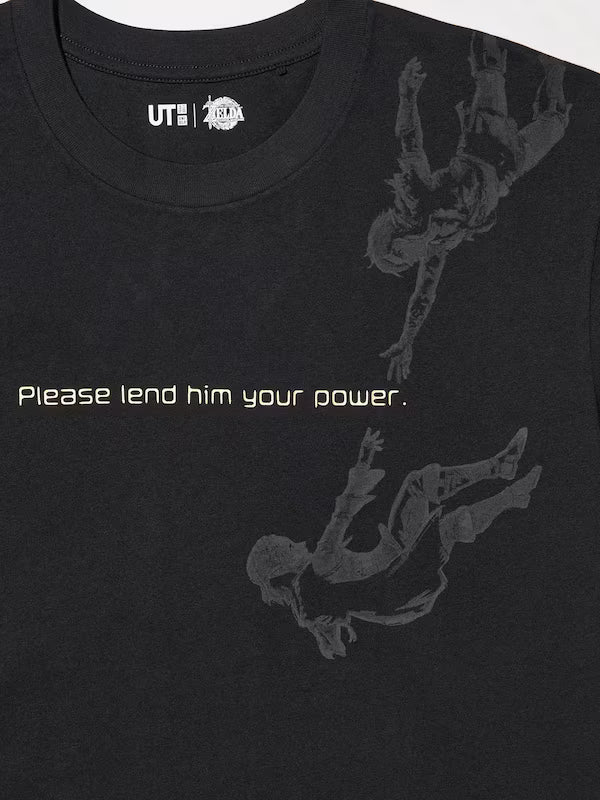 Uniqlo x The Legend of Zelda - Please Lend Him Your Power - Black