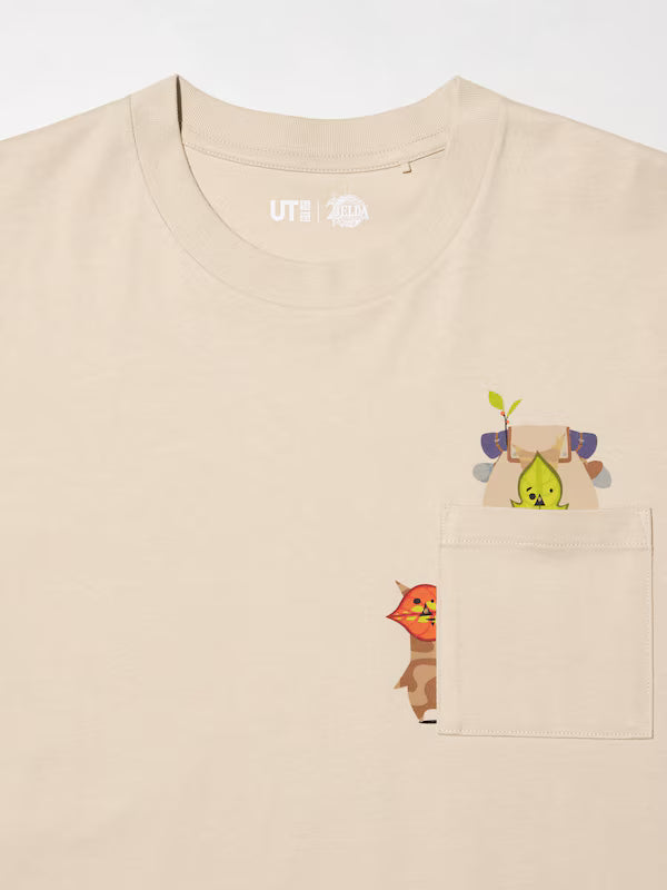 Uniqlo x The Legend of Zelda Pocket Tee - Khaki
