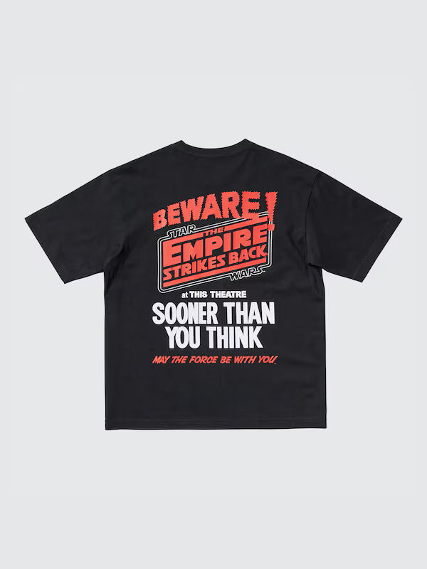 Uniqlo x Star Wars - Beware Empire Stikes Back Tee - Black