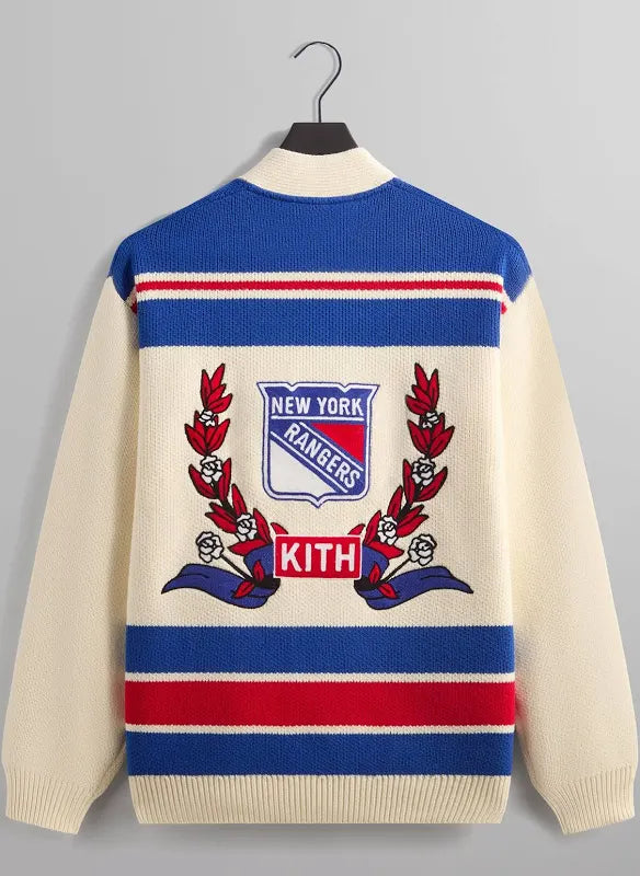 Kith for the New York Rangers Cypress Cardigan – cleankixlab Kith for the New York Rangers Cypress Cardigan – cleankixlab