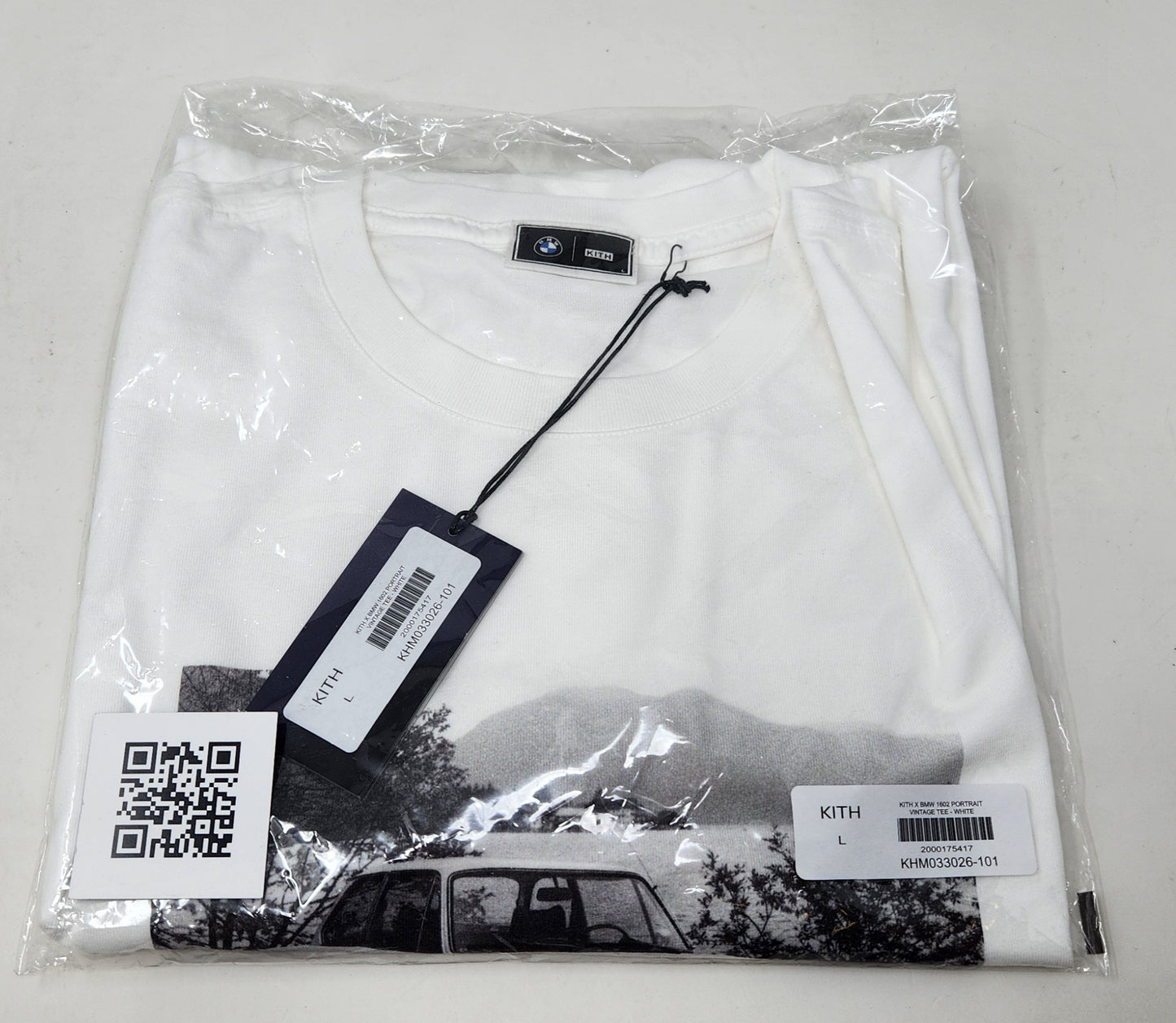 Kith X BMW M3 Portrait Vintage Tee - White Size L