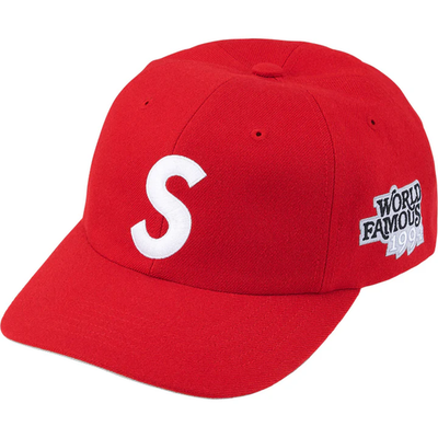 Supreme World Famous S Logo 6-Panel Hat