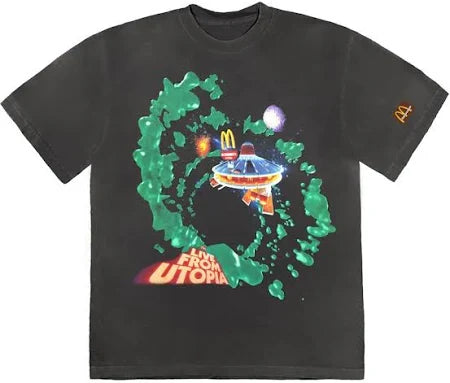 Travis Scott X McDonald's Live From Utopia Fly-Thru T-Shirt