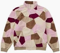 Supreme Patchwork Velour Track Jacket - Multi Color