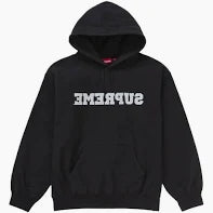 Supreme Reverse Hooded Sweatshirt - Black