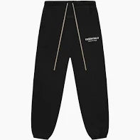 Fear of God Essentials Cream Drawstring Sweatpant - Black