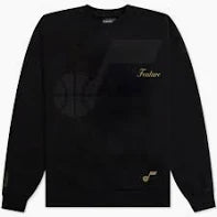 Feature NBA Utah Jazz High Note Crewneck Sweater - Black