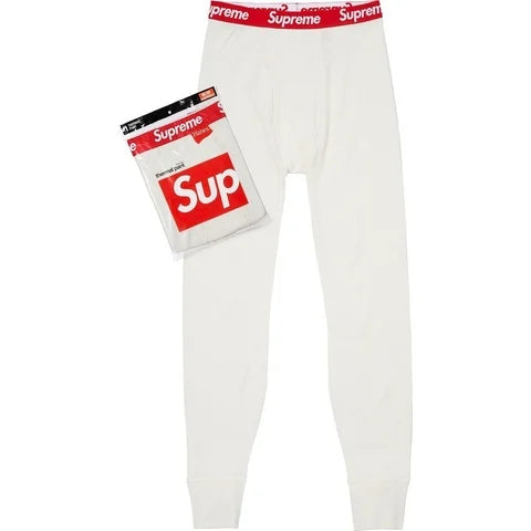 Supreme®/Hanes® Thermal Pant – Natural