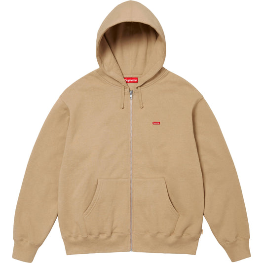 Supreme Small Box Zip Up Hoodie "Dark Tan"