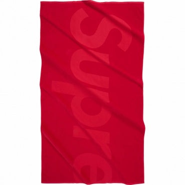 Supreme Tonal Logo Towel Red
