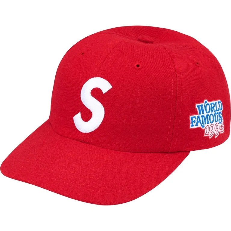 Supreme World Famous S Logo 6-Panel Hat